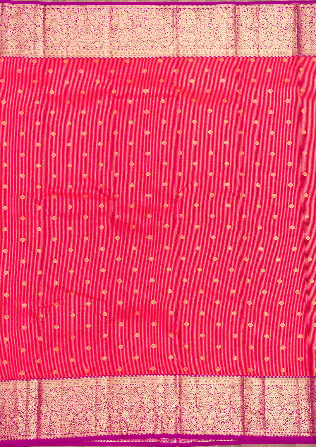 Pink Zariwork Kanjivaram Pure Silk Saree