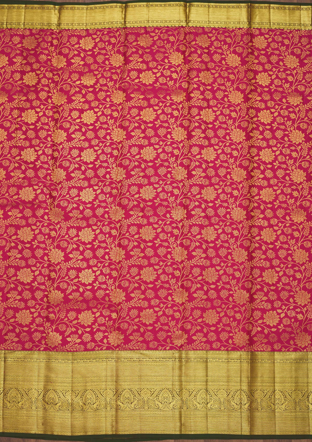 Pink Zariwork Pure Silk Saree