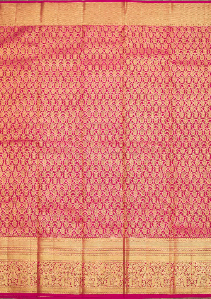 Pink Zariwork Pure Silk Saree