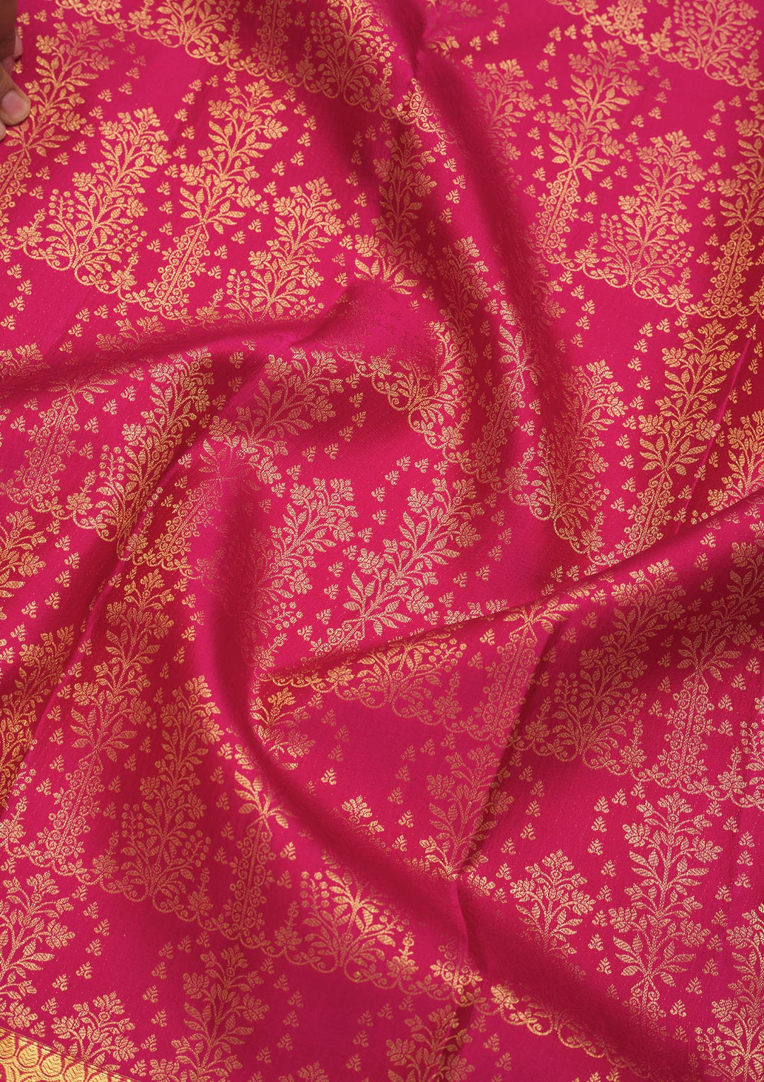 Pink Zariwork Pure Silk Saree
