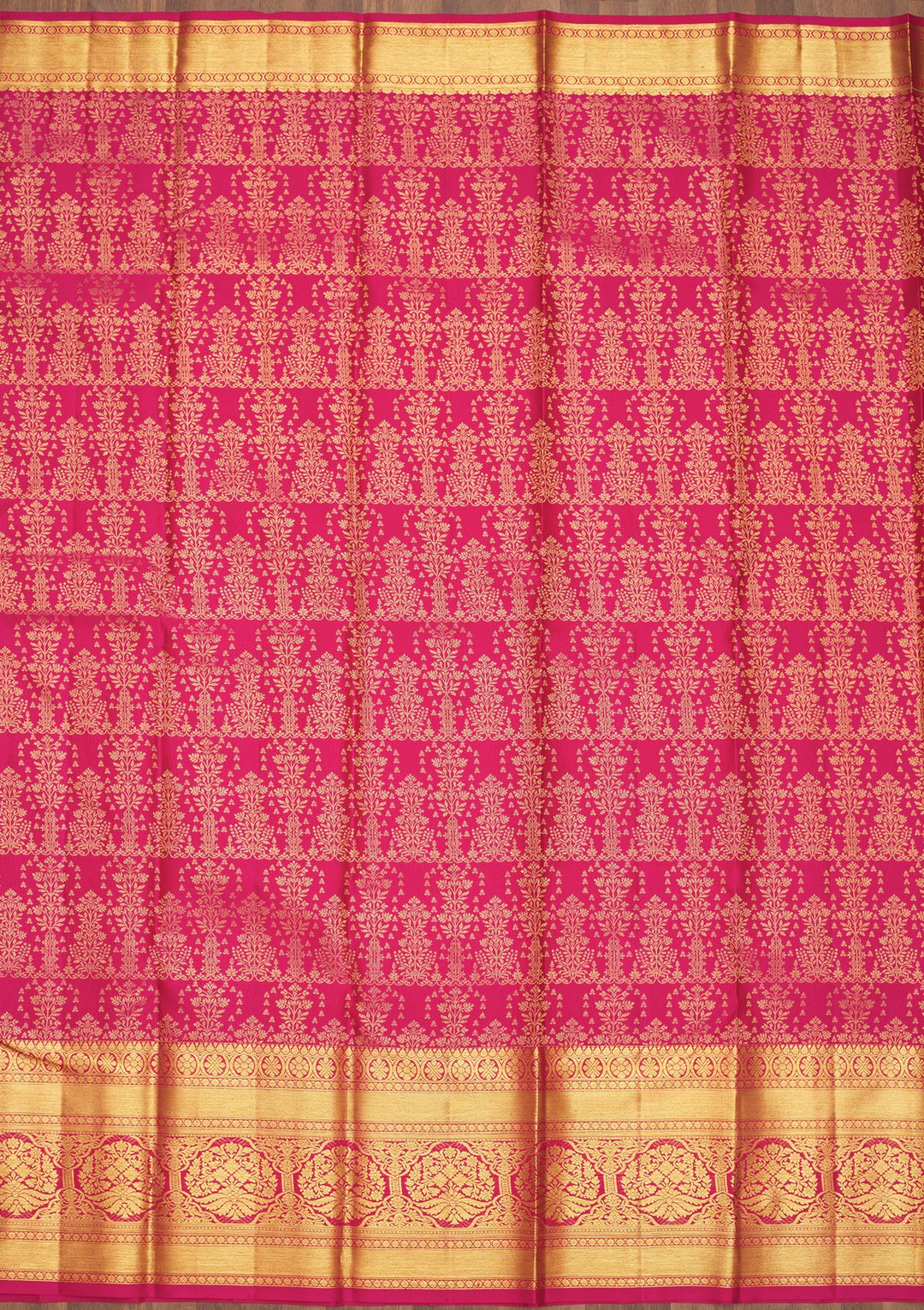 Pink Zariwork Pure Silk Saree