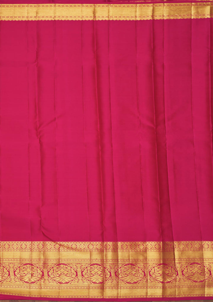 Pink Zariwork Pure Silk Saree