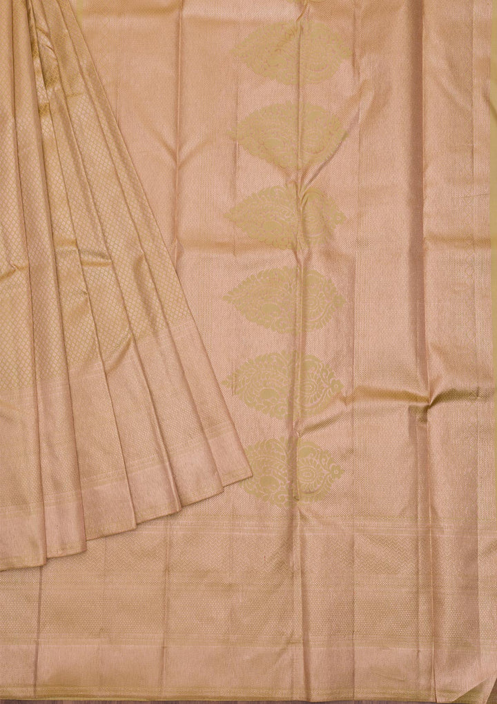 Pista Green Zariwork Kanjivaram Pure Silk Saree