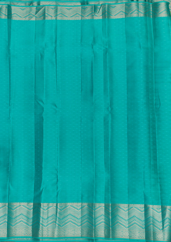 Pista Green Zariwork Pure Silk Saree