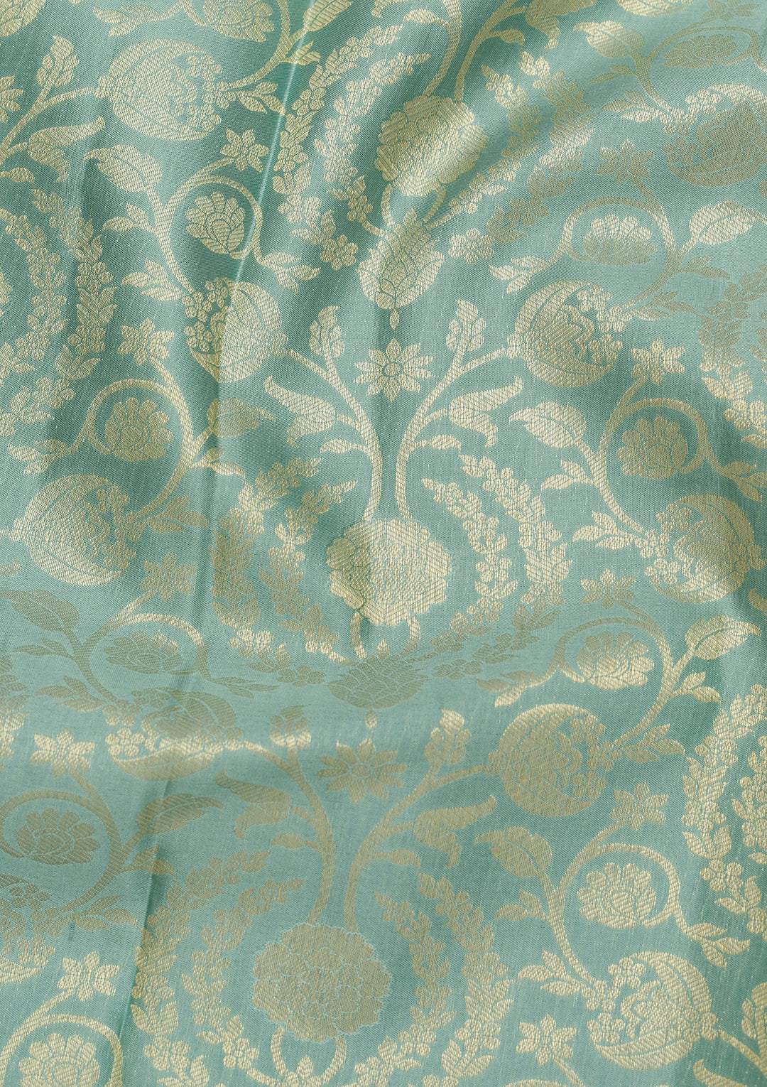 Pista Green Zariwork Kanjivaram Pure Silk Saree