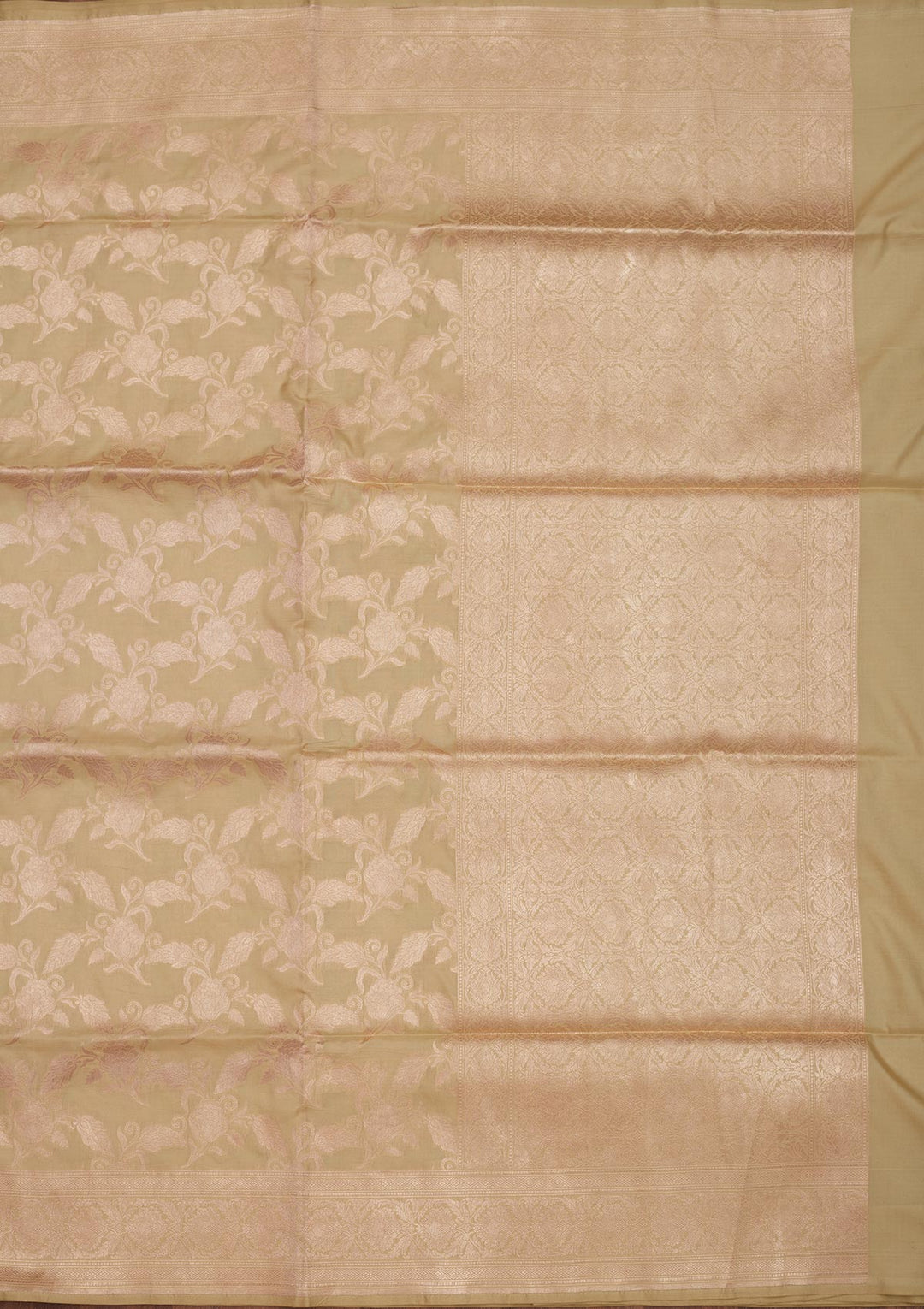 Pista Green Zariwork Pure Silk Saree
