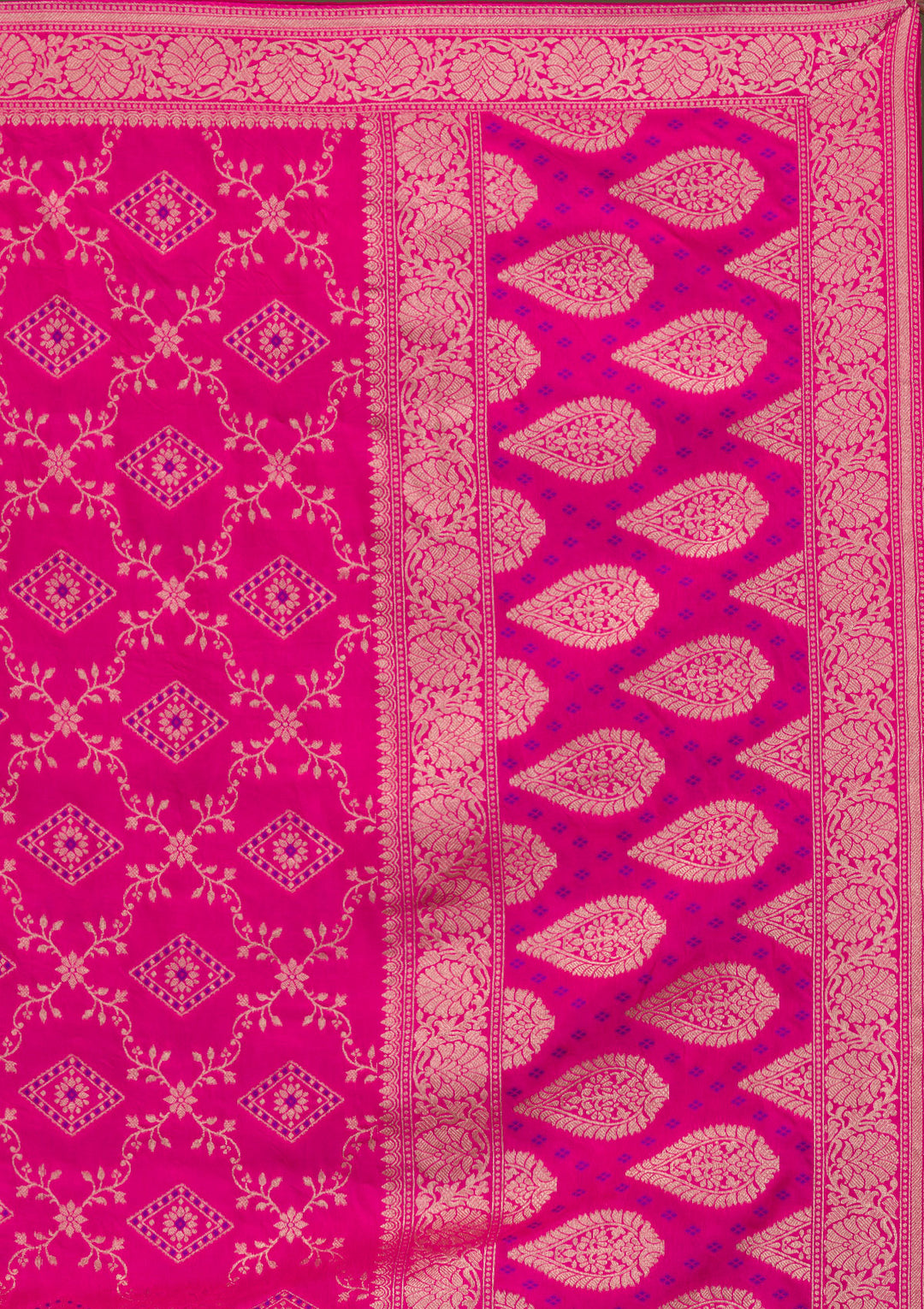 Purple Zariwork Crepe Readymade Salwar Suit