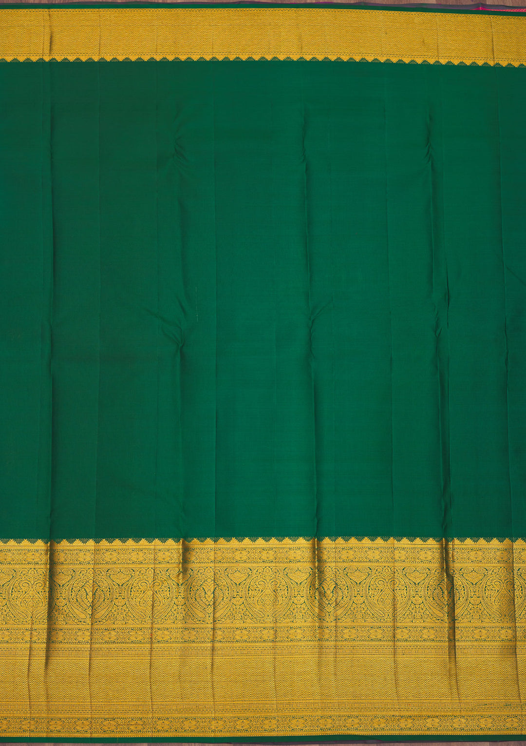 Rani Pink Zariwork Pure Silk Saree