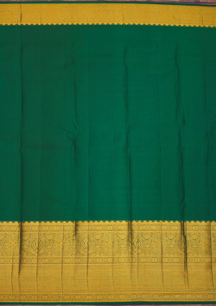 Rani Pink Zariwork Pure Silk Saree