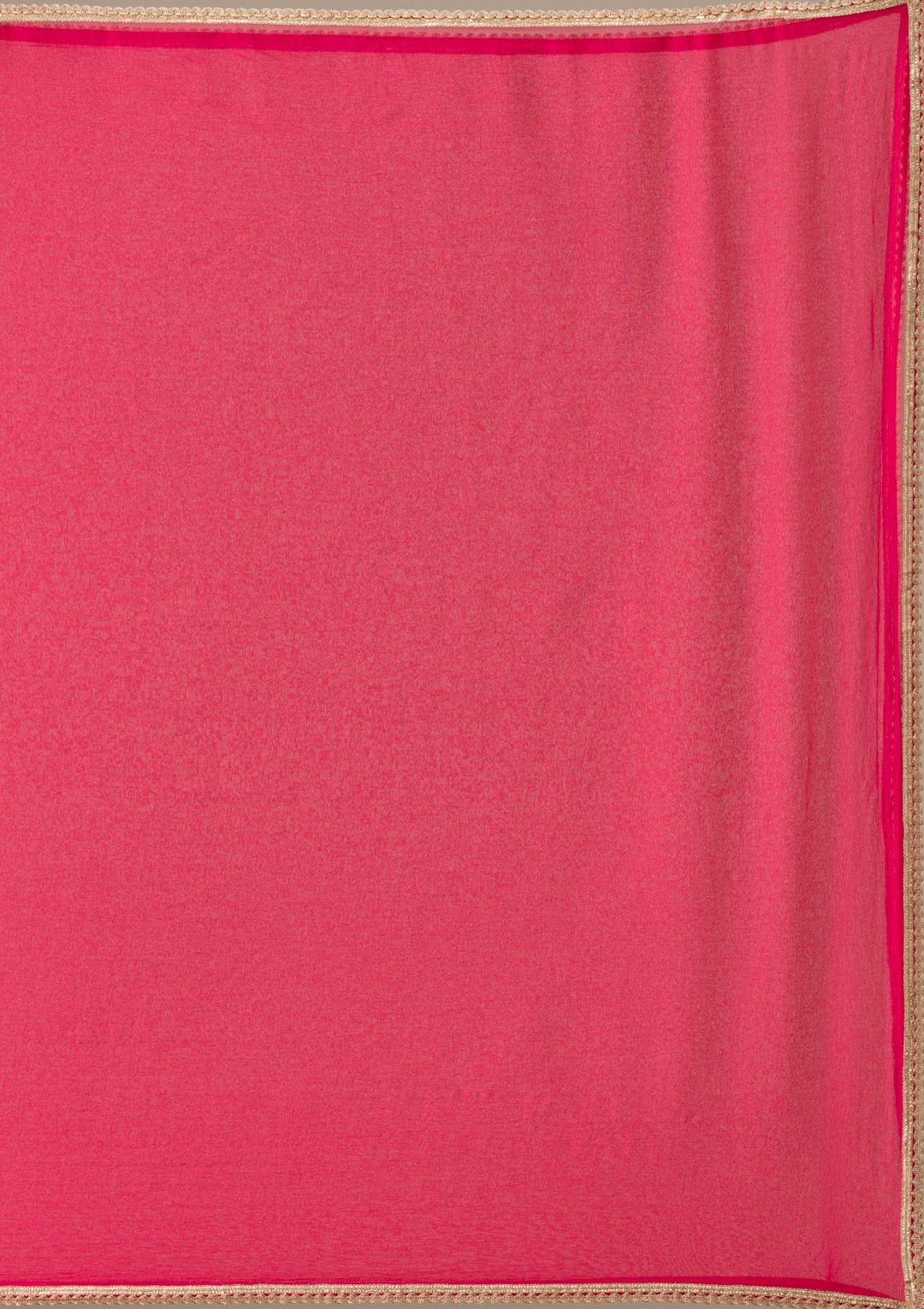 Rani Pink Zariwork Chiffon Readymade Salwar Suit