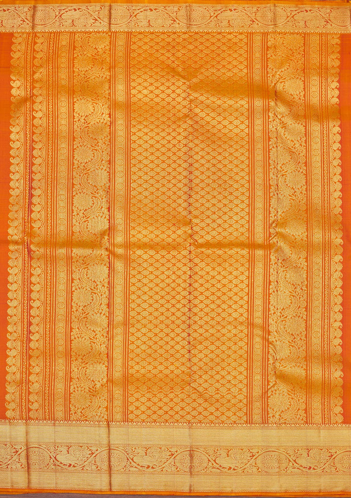 Rani Pink Zariwork Pure Silk Saree