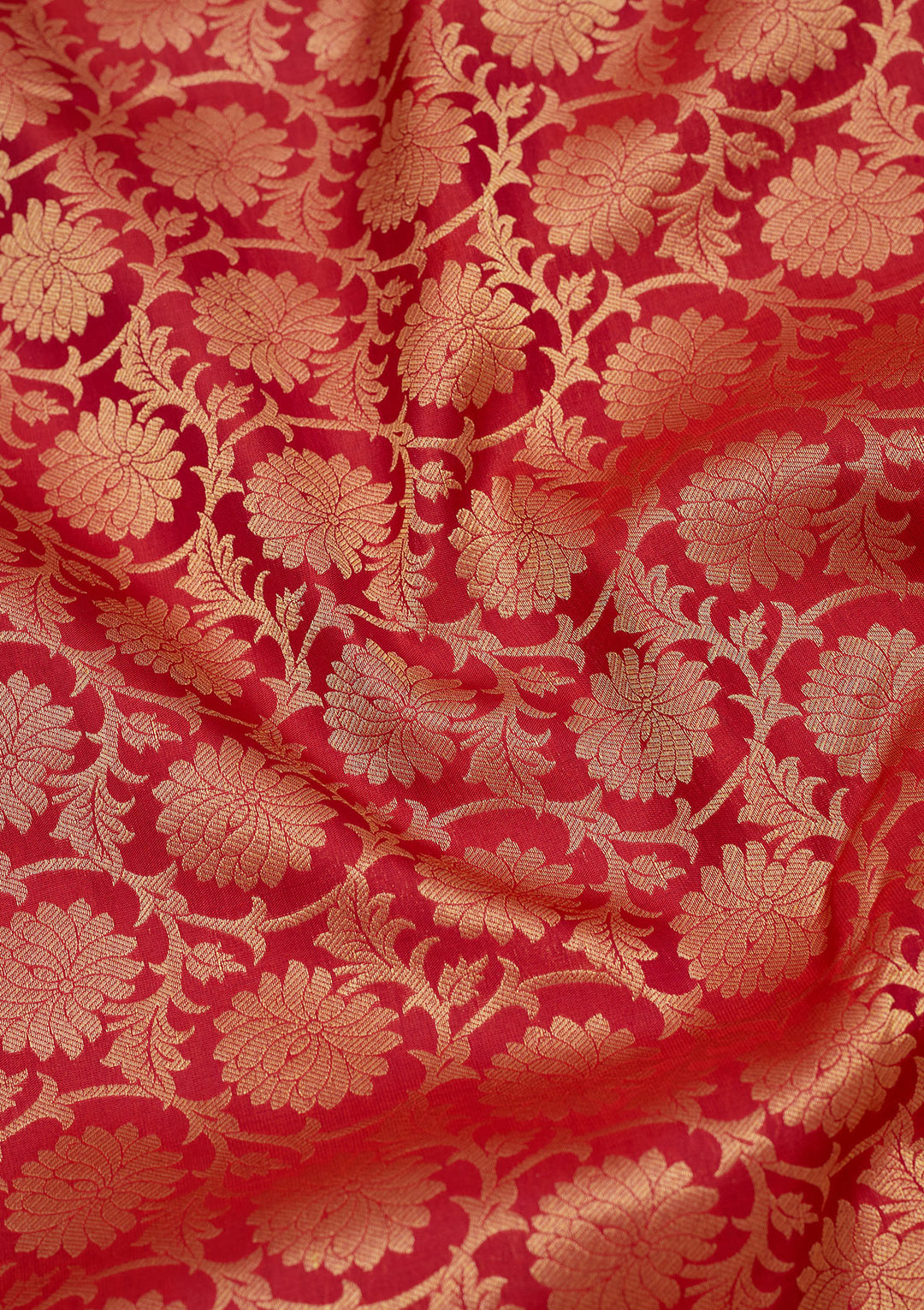 Rani Pink Zariwork Pure Silk Saree