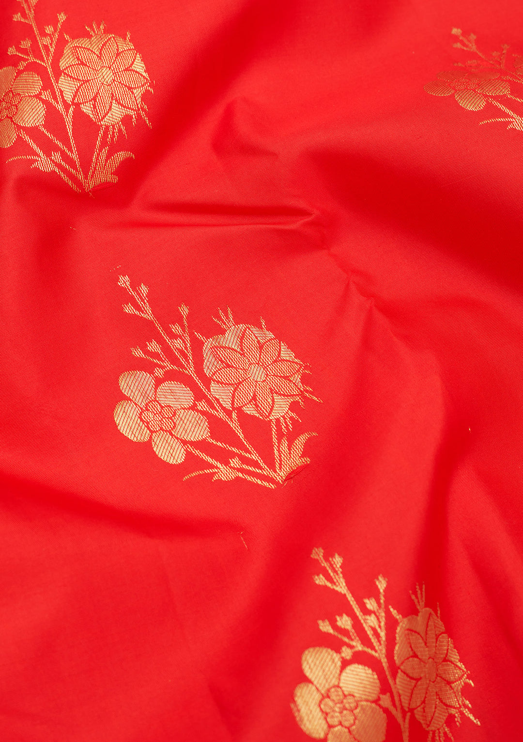 Red Zariwork Pure Silk Saree