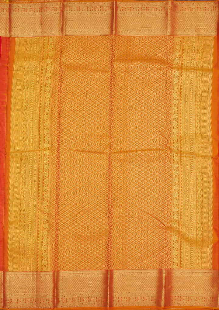 Red Zariwork Pure Silk Saree