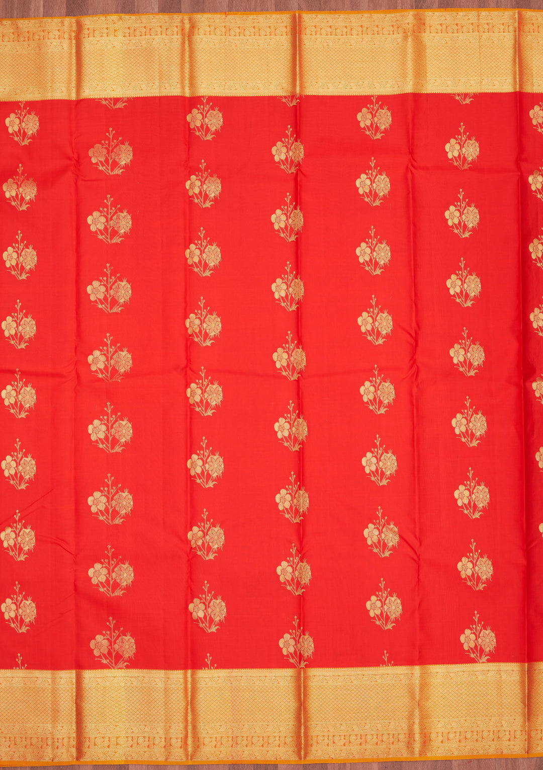 Red Zariwork Pure Silk Saree