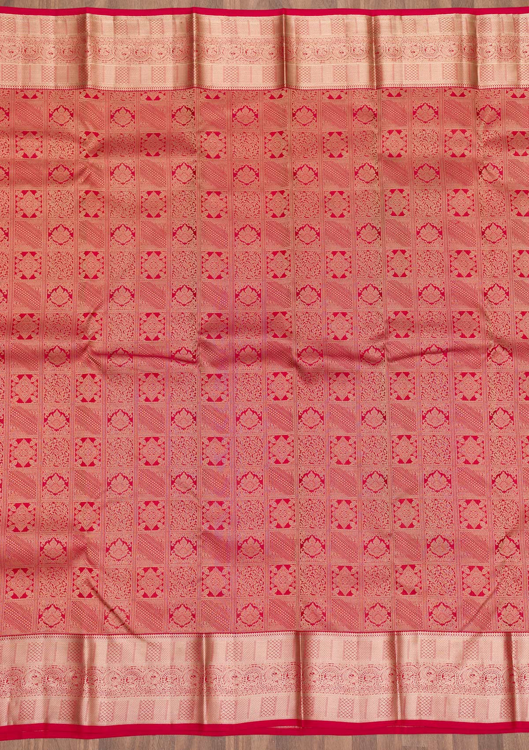 Red Zariwork Banarasi Pure Silk Saree