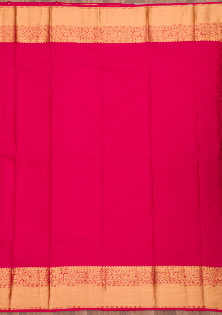 Red Zariwork Pure Silk Saree