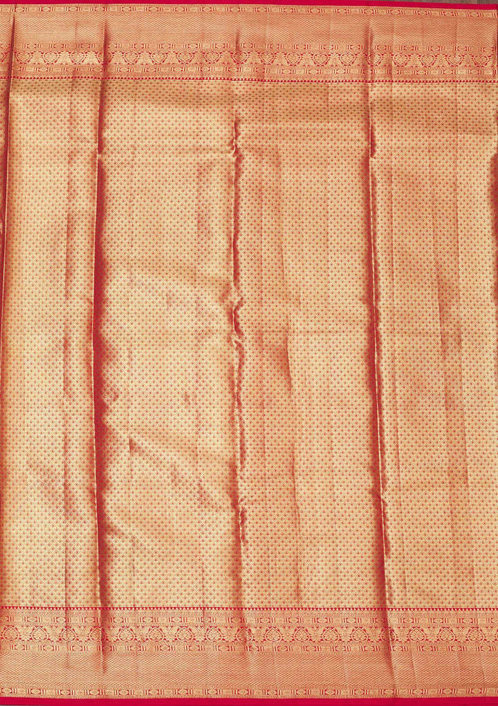 Red Zariwork Pure Silk Saree