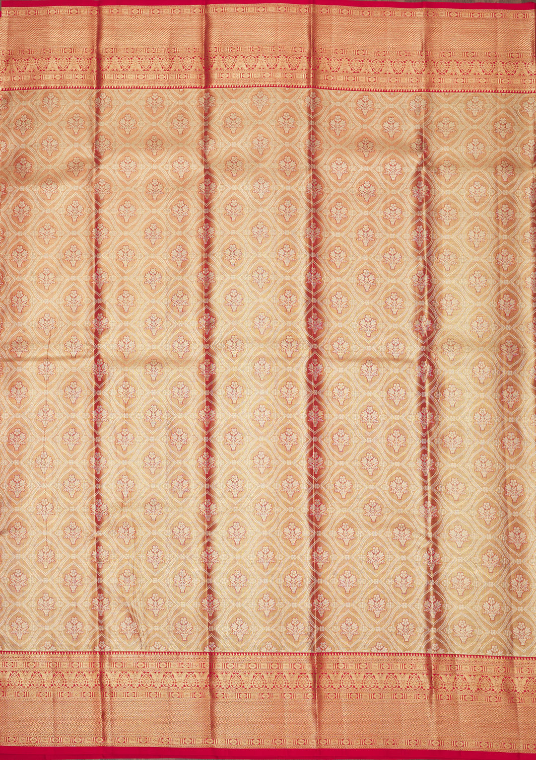 Red Zariwork Pure Silk Saree