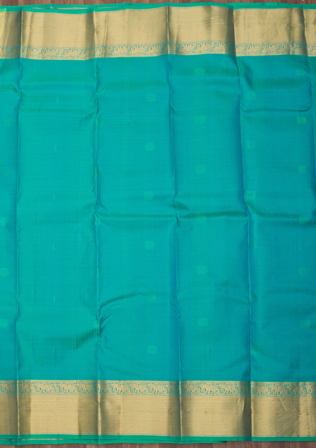 Sea Green Zariwork Pure Silk Saree