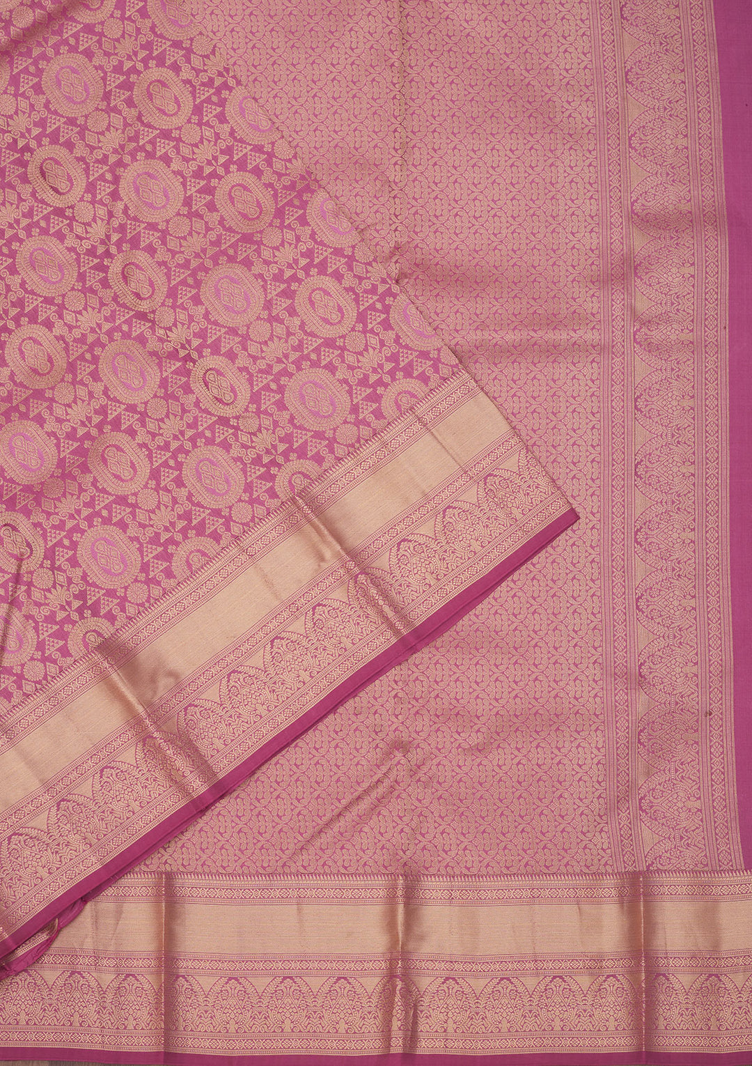 Wine Zariwork Pure Silk Saree