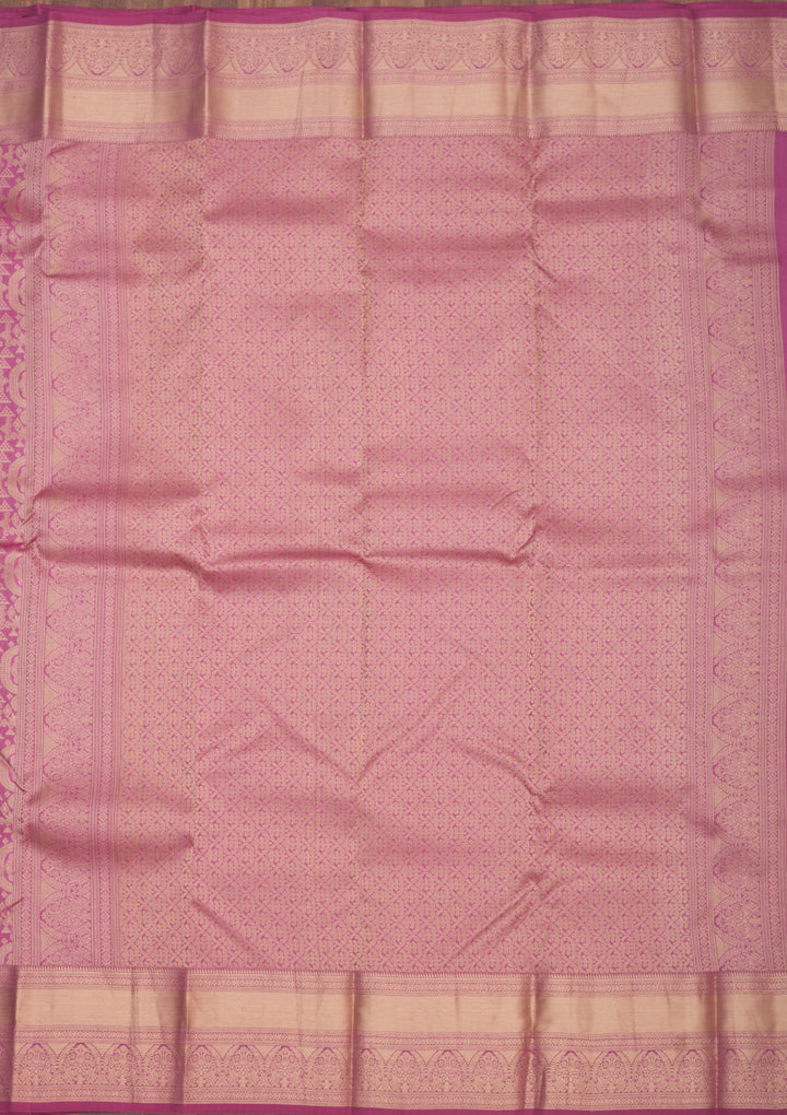 Wine Zariwork Pure Silk Saree