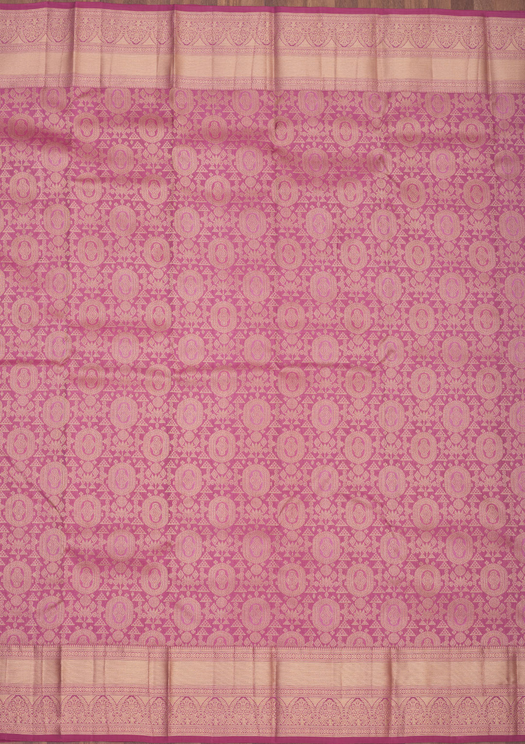 Wine Zariwork Pure Silk Saree