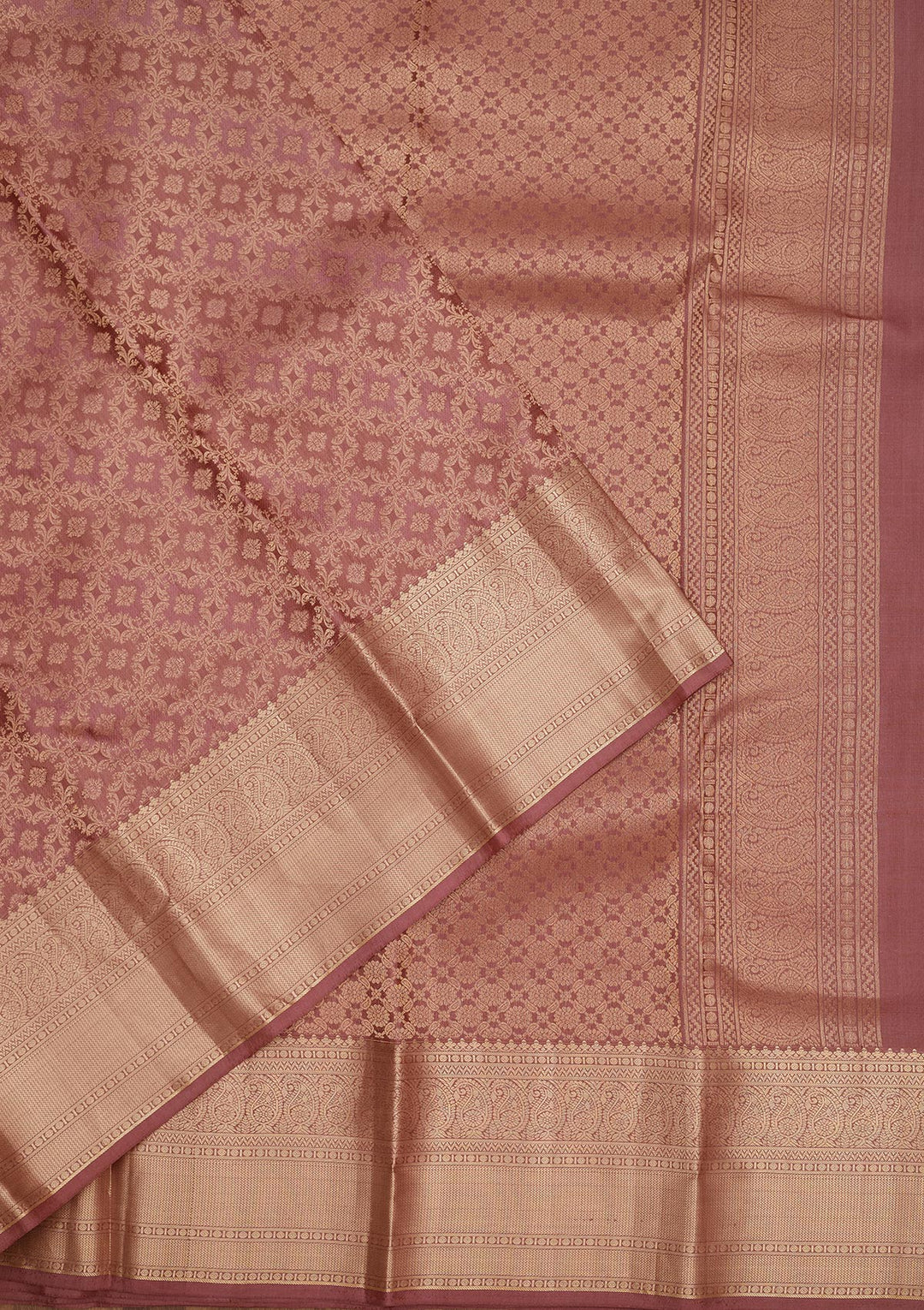 Wine Zariwork Pure Silk Saree
