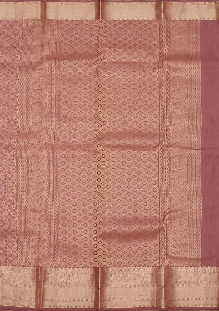 Wine Zariwork Pure Silk Saree