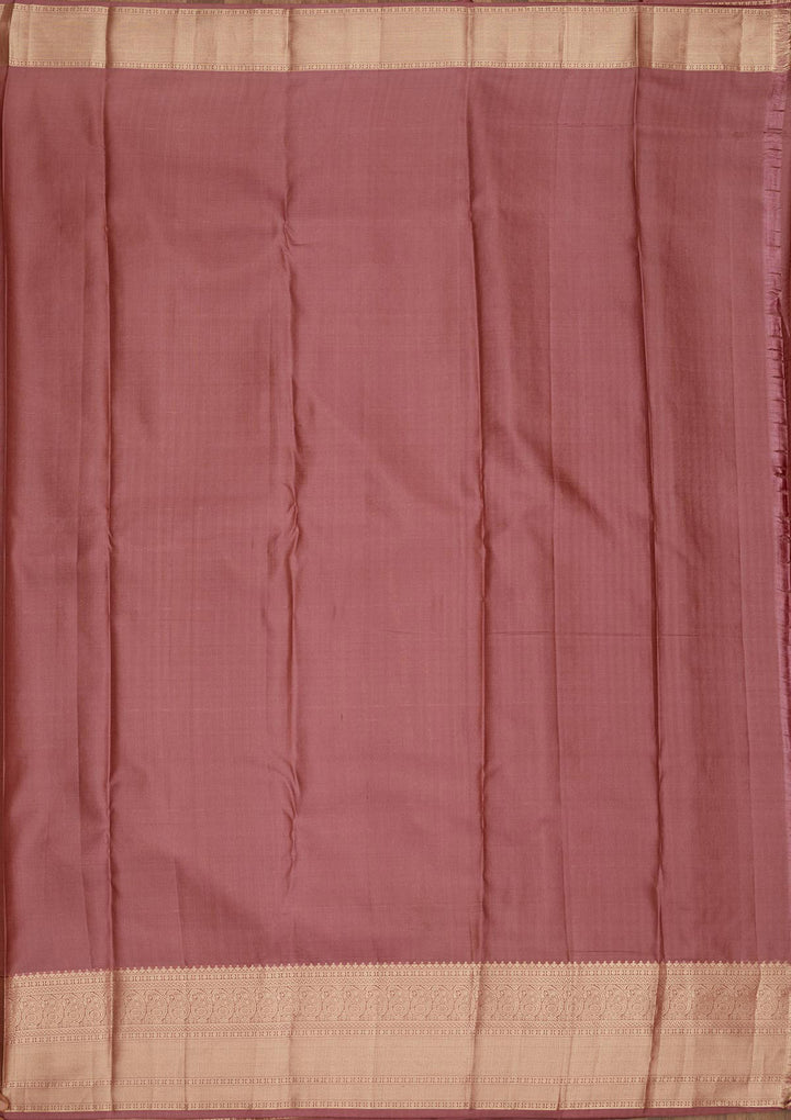 Wine Zariwork Pure Silk Saree
