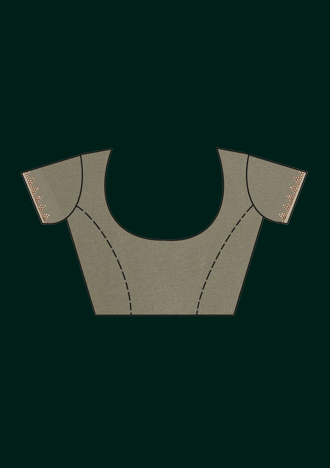 Pista Green Swarovski Shimmer Designer Saree - Koskii