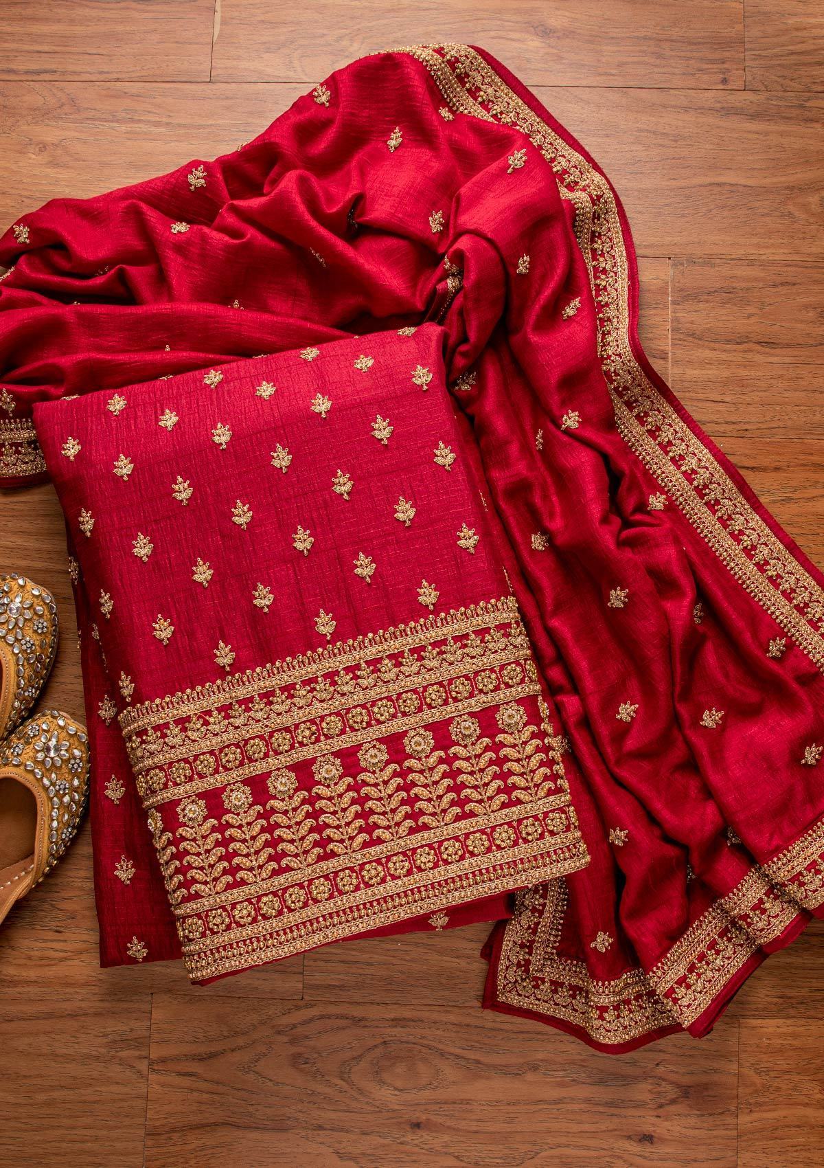 Unstitched silk salwar suits cheap