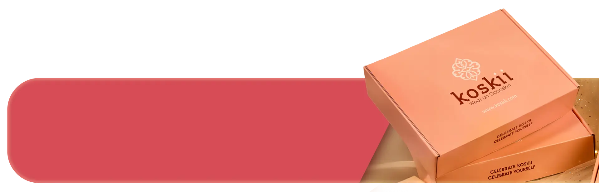 Koskii festive gift box packaging