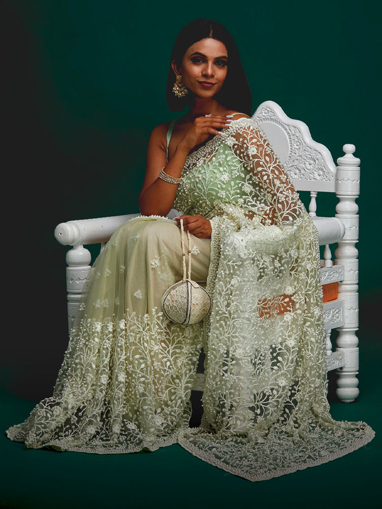 Engagement Saree - Koskii