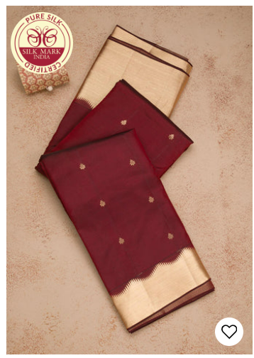 Maroon Silk Sarees - KOSKII