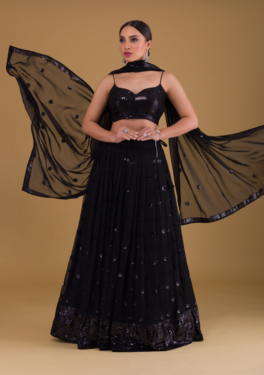 Sequin Lehenga Choli