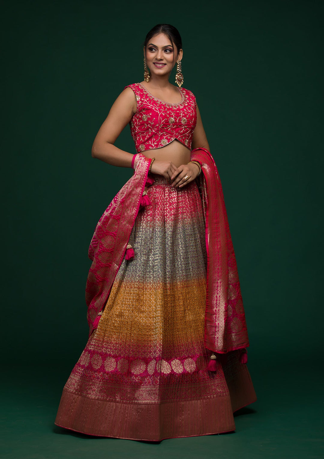 Yellow lehengas