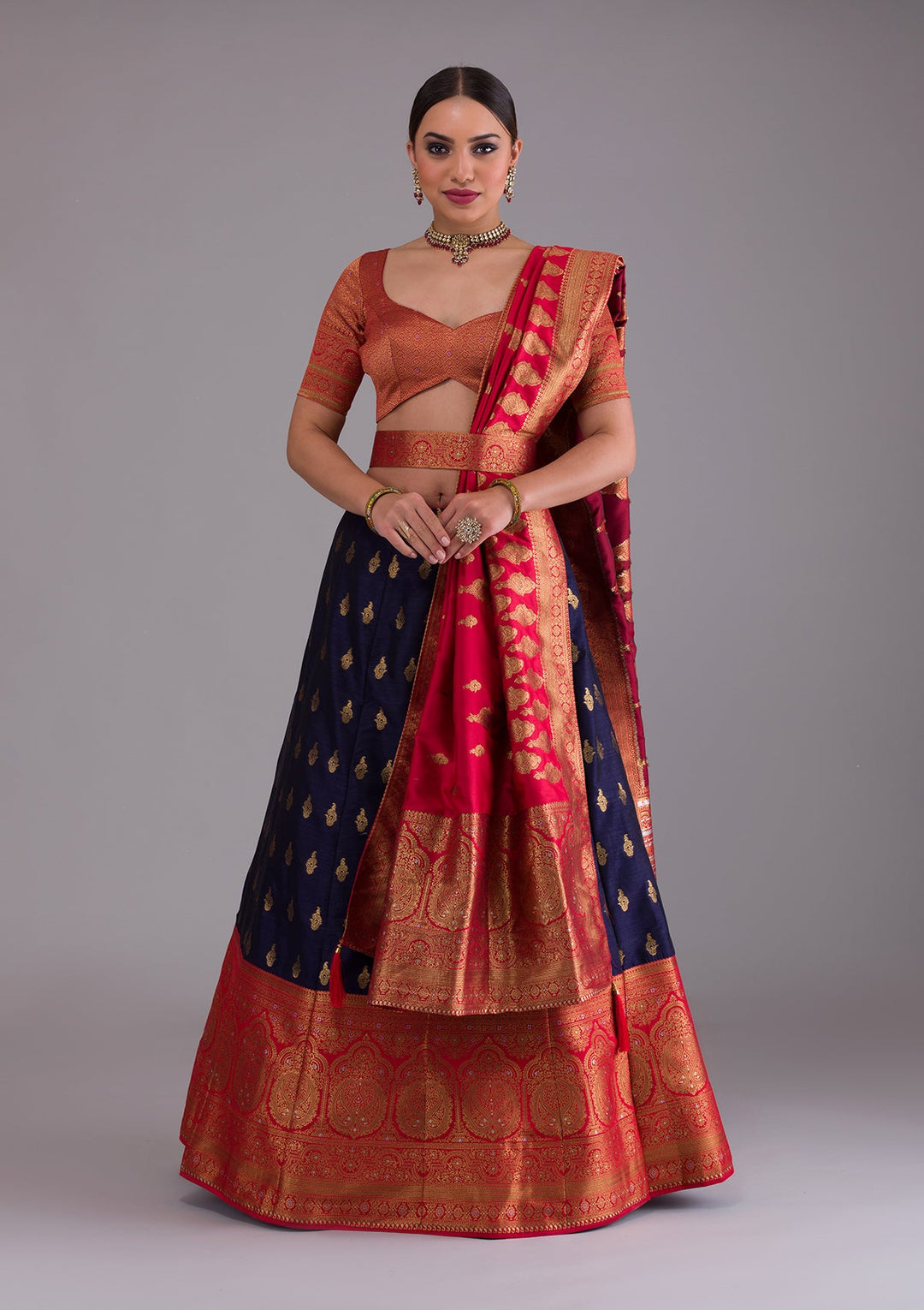 Blue Lehenga Choli
