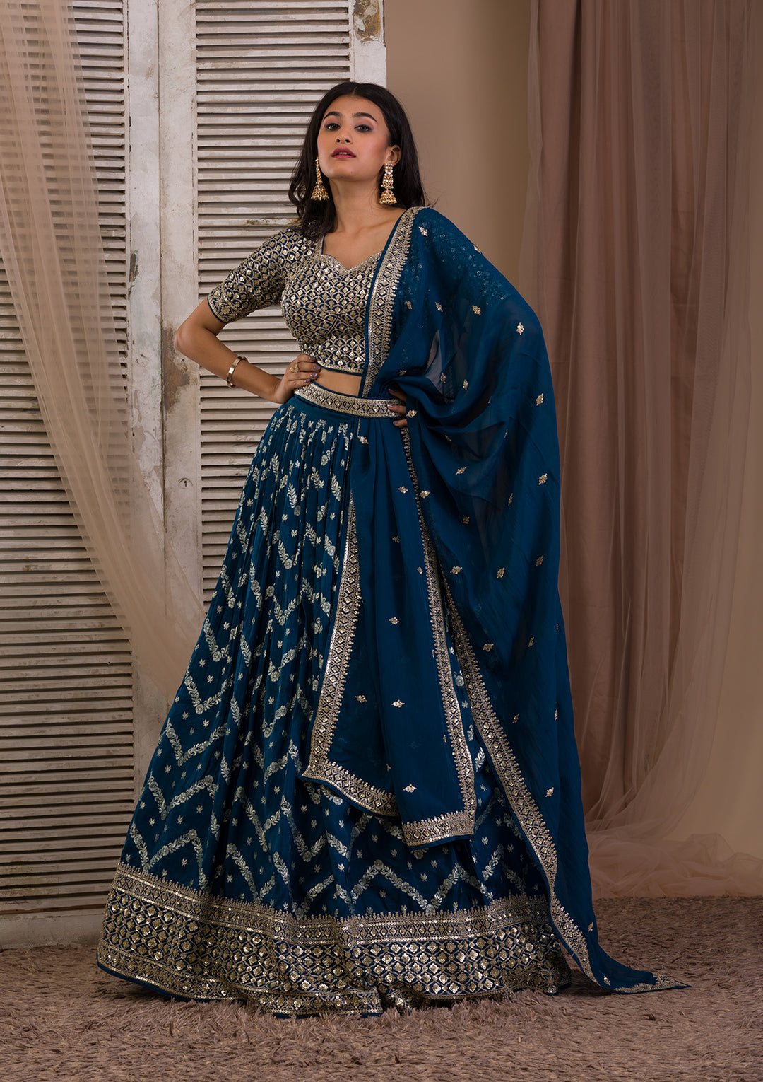 Banarasi Lehenga - Koskii