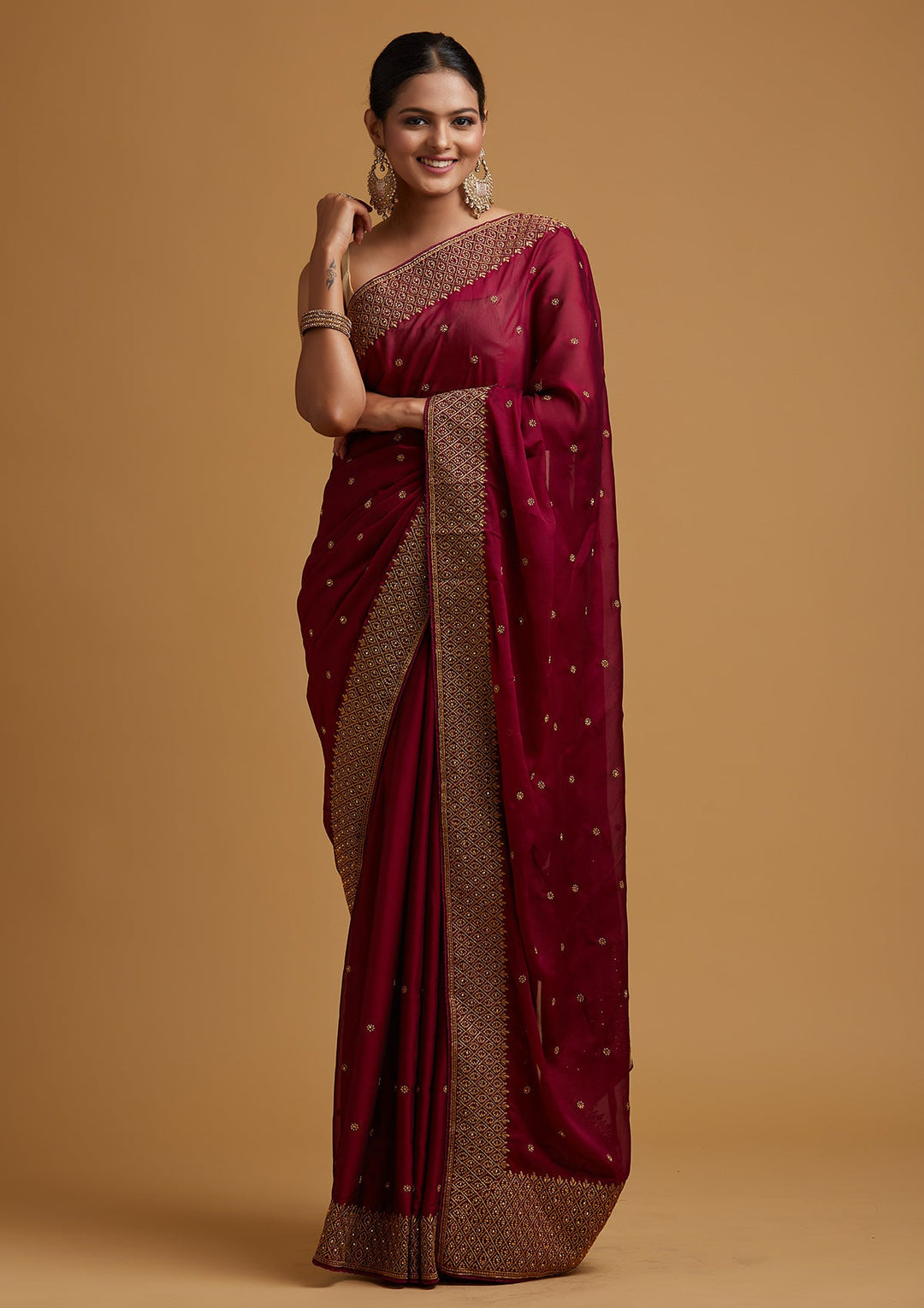 Synthetic Saree