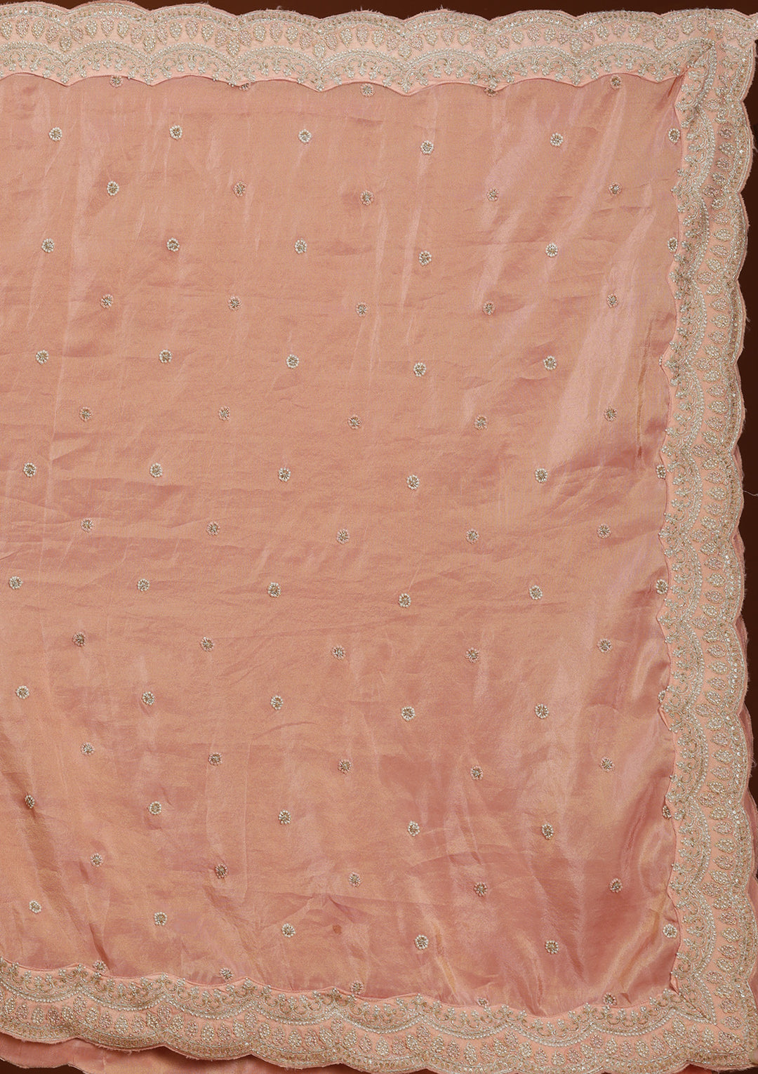 Wine Zariwork (Gold) Shimmer Readymade Lehenga