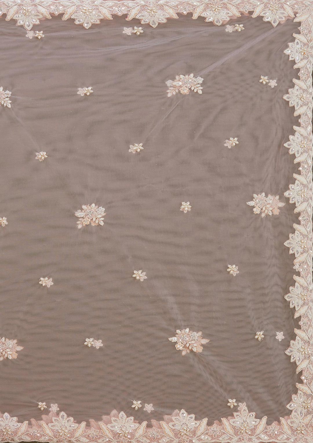 Pink Sequins Net Readymade Lehenga