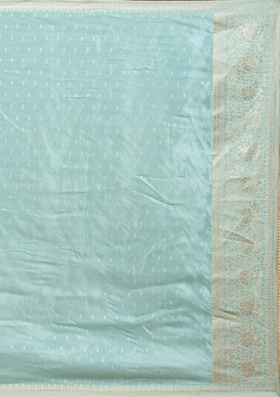 Off White Zariwork Banarasi Readymade Lehenga