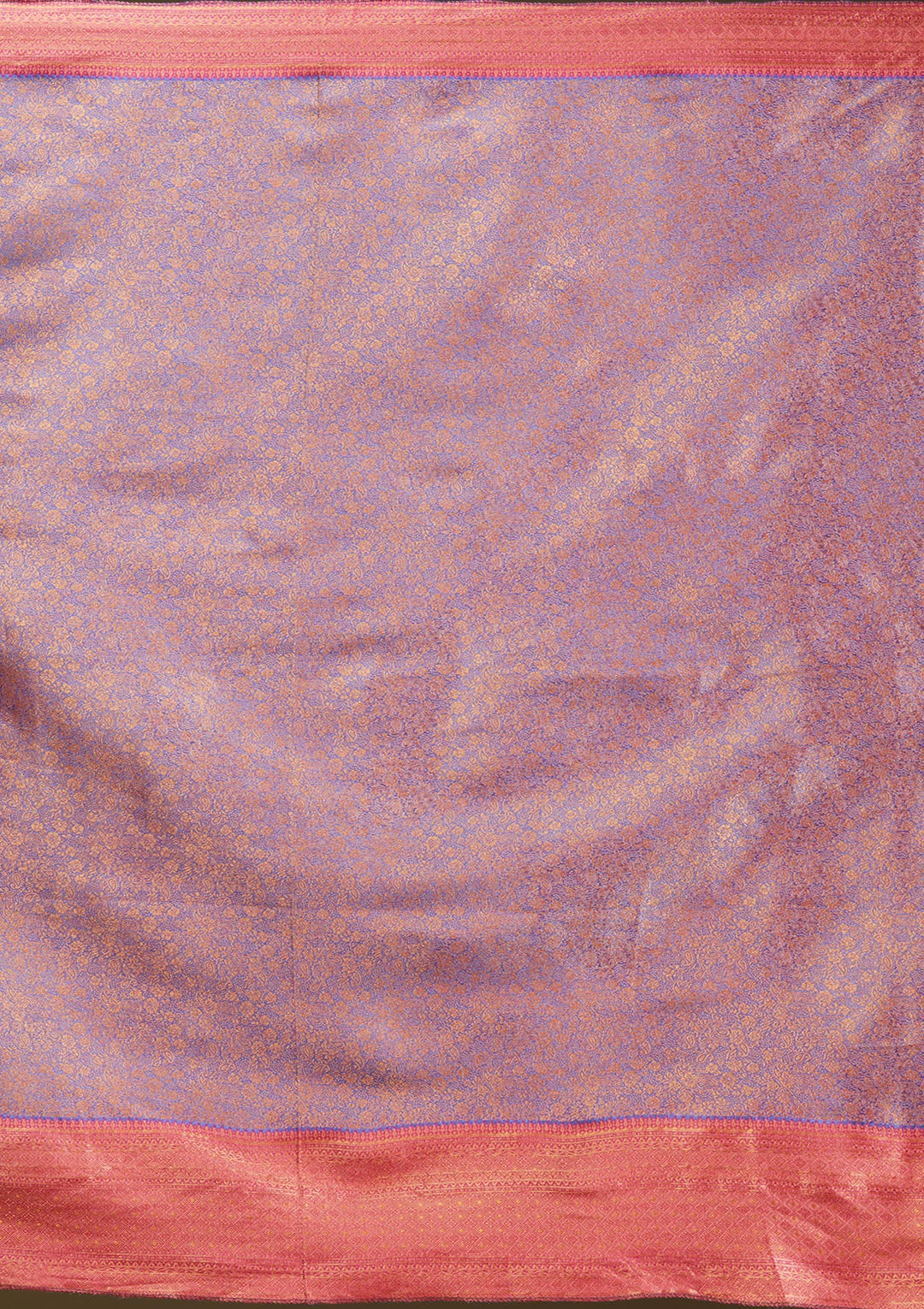 Rani Pink No Work (Plain) Banarasi Readymade Lehenga