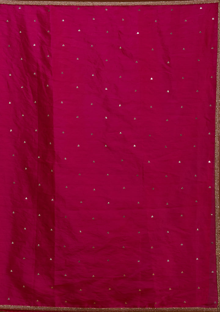 Mustard Cutdana Raw Silk Readymade Lehenga