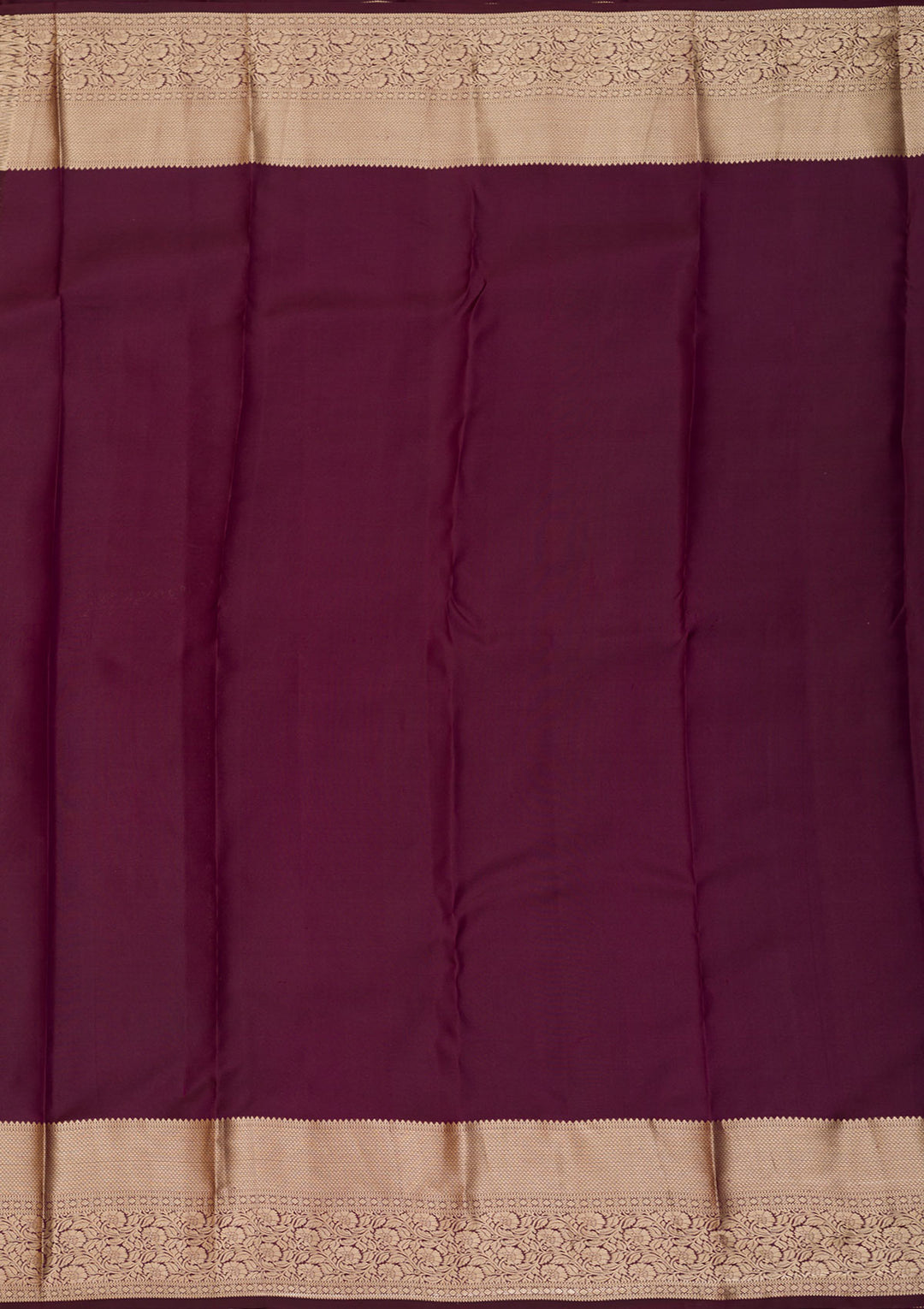Wine Zariwork Pure Silk Saree