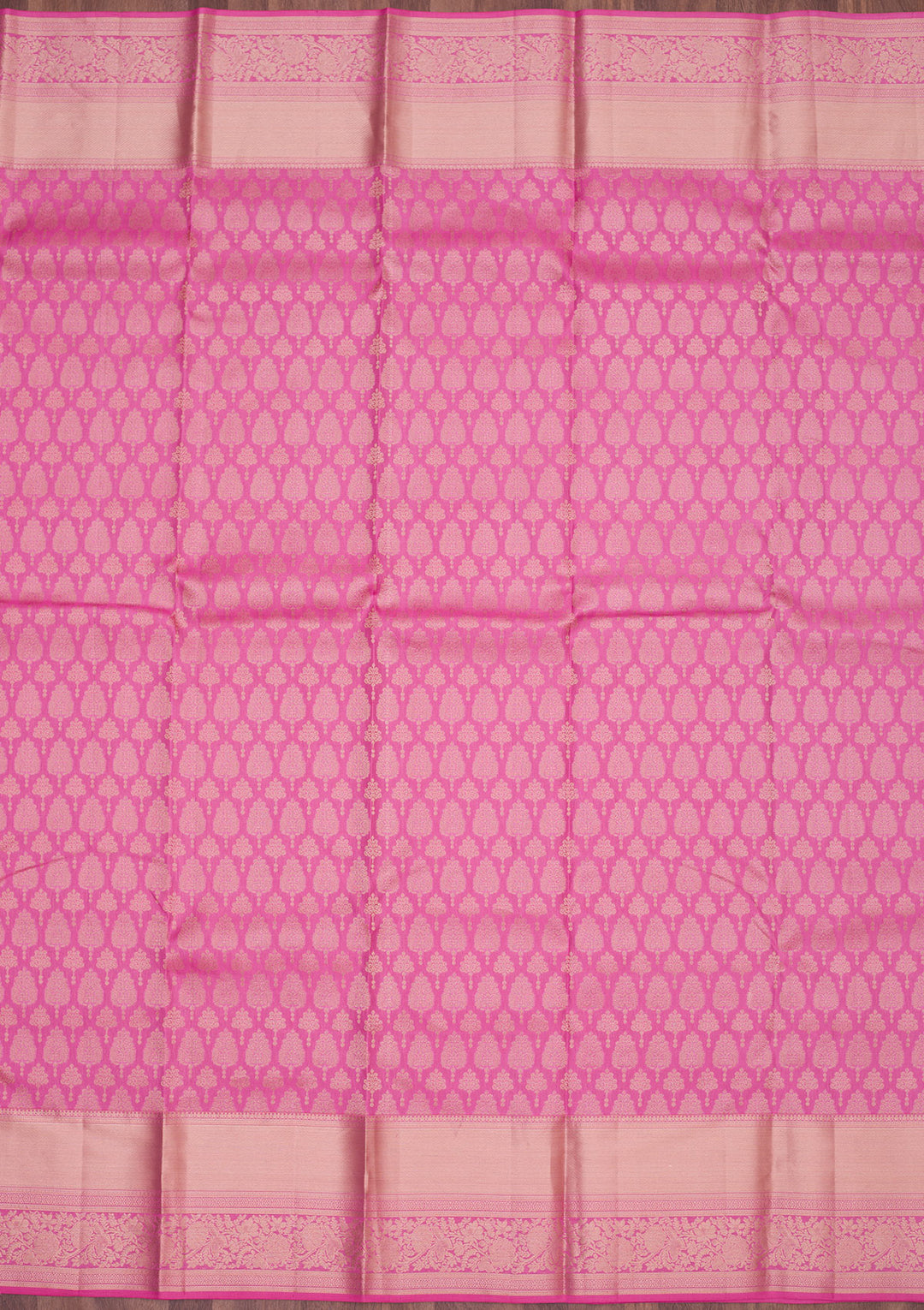 Pink Zariwork Pure Silk Saree