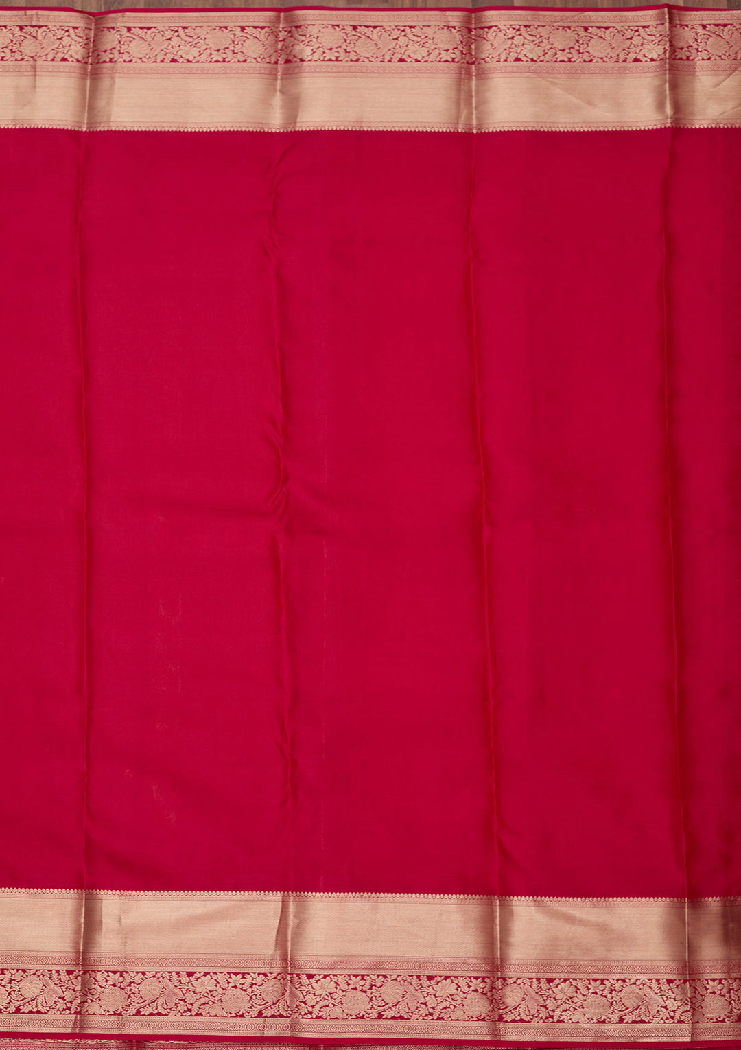 Rani Pink Zariwork (Gold) Pure Silk Silk_Saree