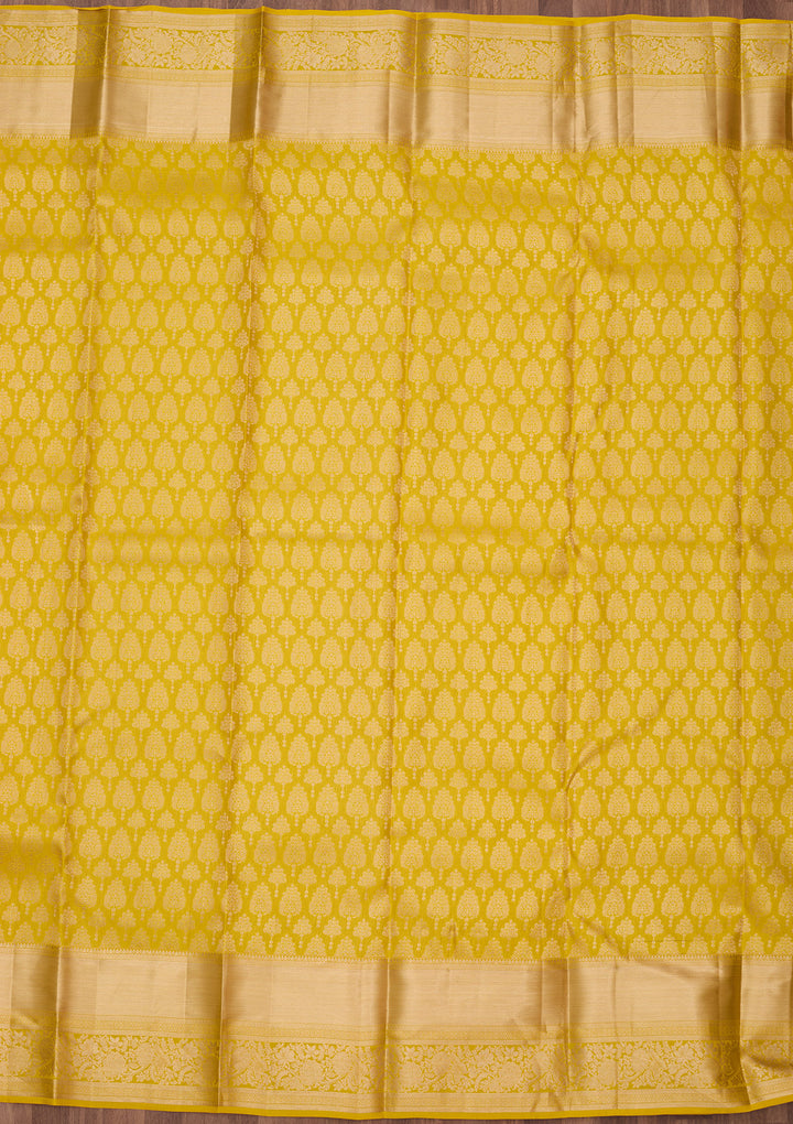 Yellow Zariwork (Gold) Pure Silk Silk_Saree