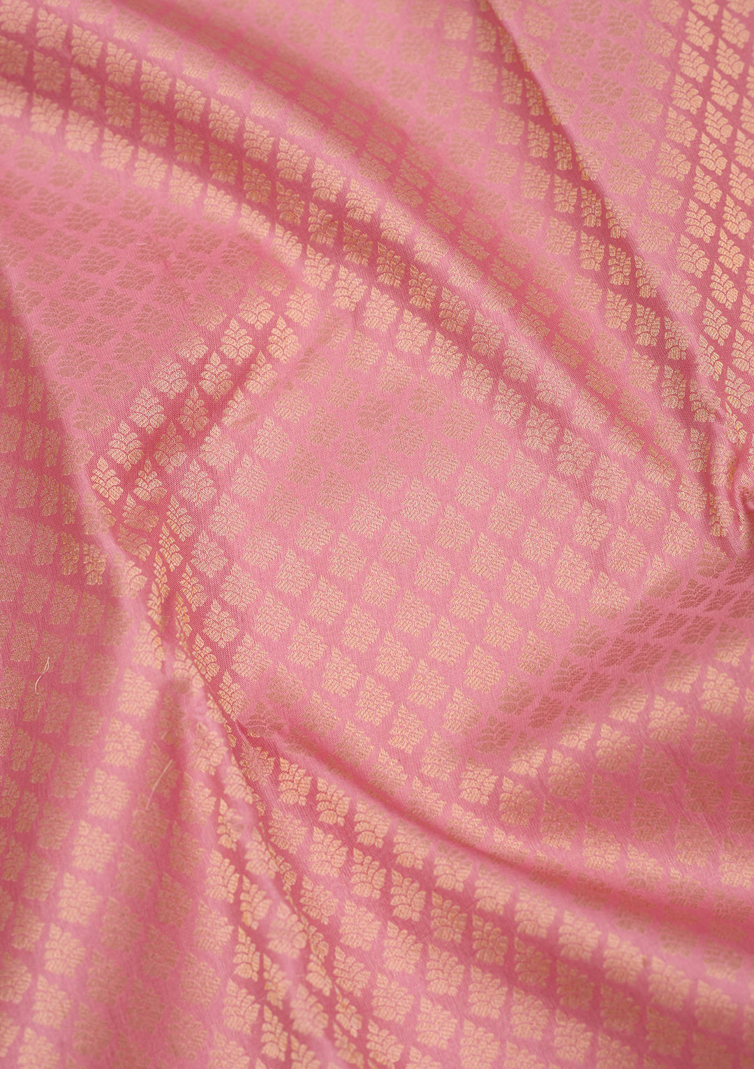 Baby Pink Zariwork Pure Silk Saree